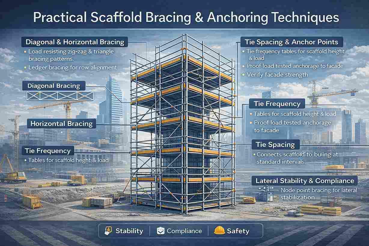 scaffold bracing methods in construction